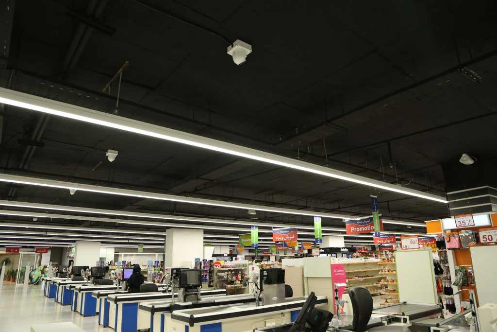 نور خطی آویز - هاپیرمی - نمک آبرود