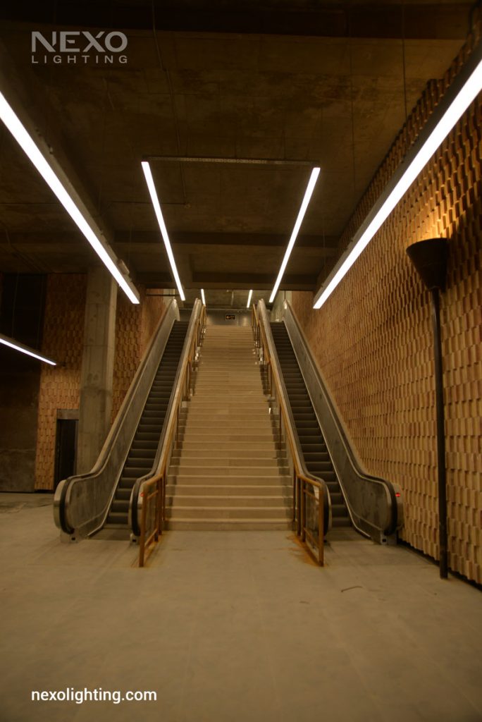 subway lighting project, nexo
