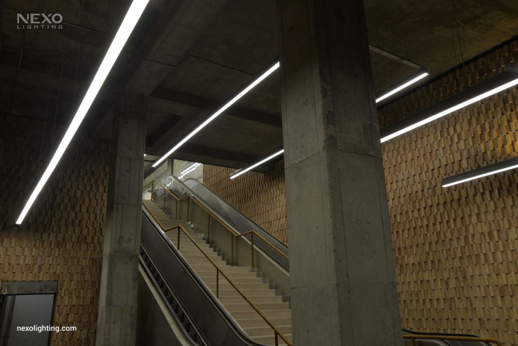 subway lighting project, nexo