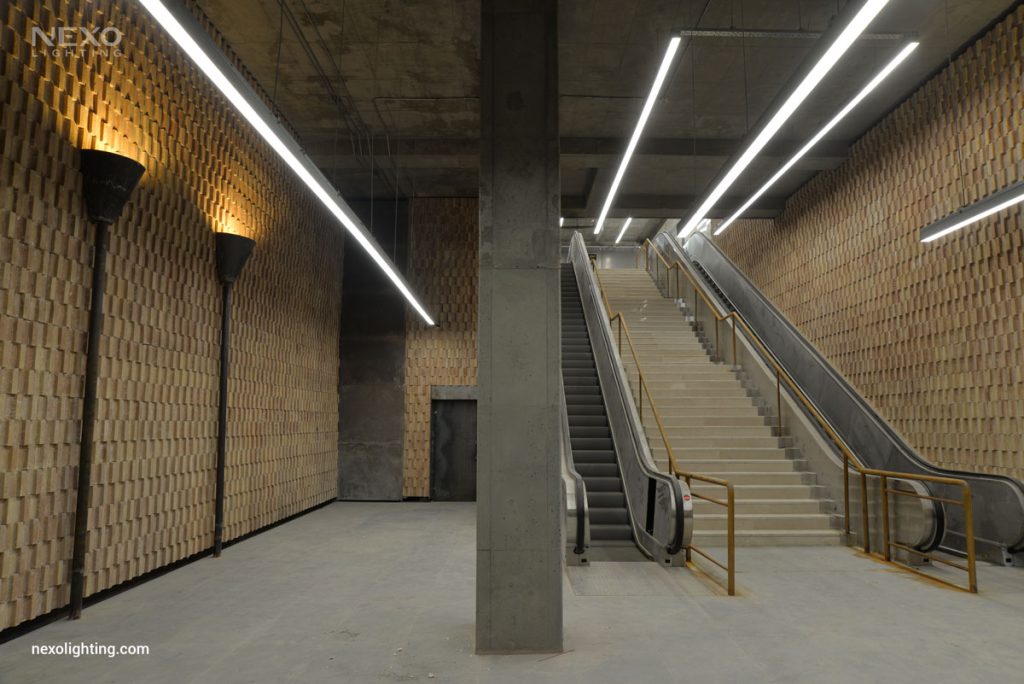 subway lighting project, nexo