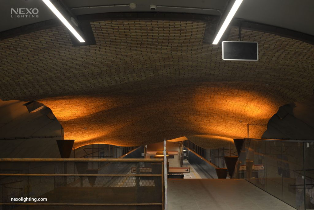 subway lighting project, nexo