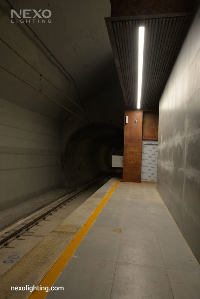 subway lighting project, nexo