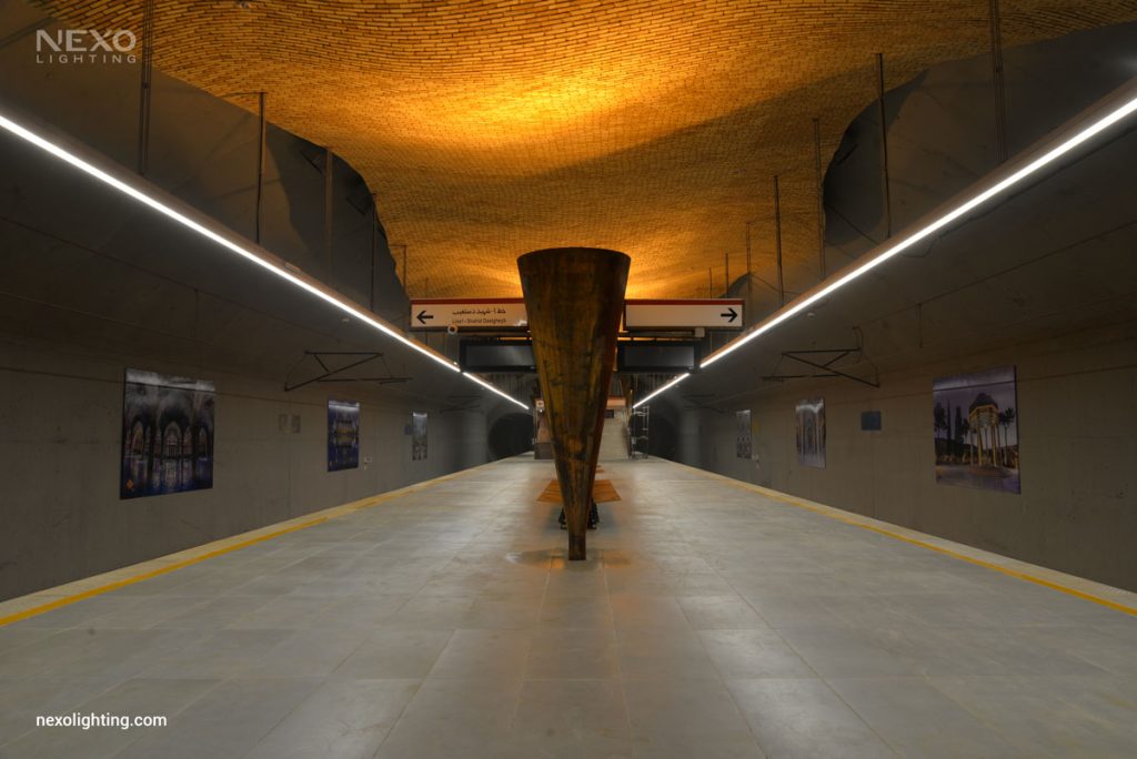 subway lighting project, nexo