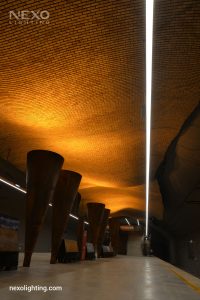 subway lighting project, nexo