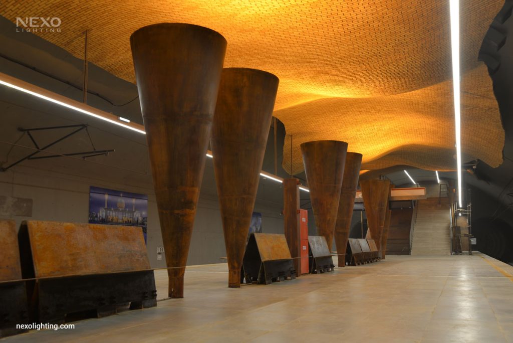 subway lighting project, nexo