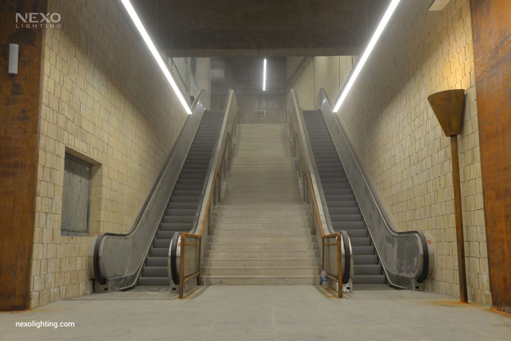 subway lighting project, nexo