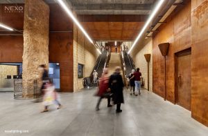 subway lighting project, nexo