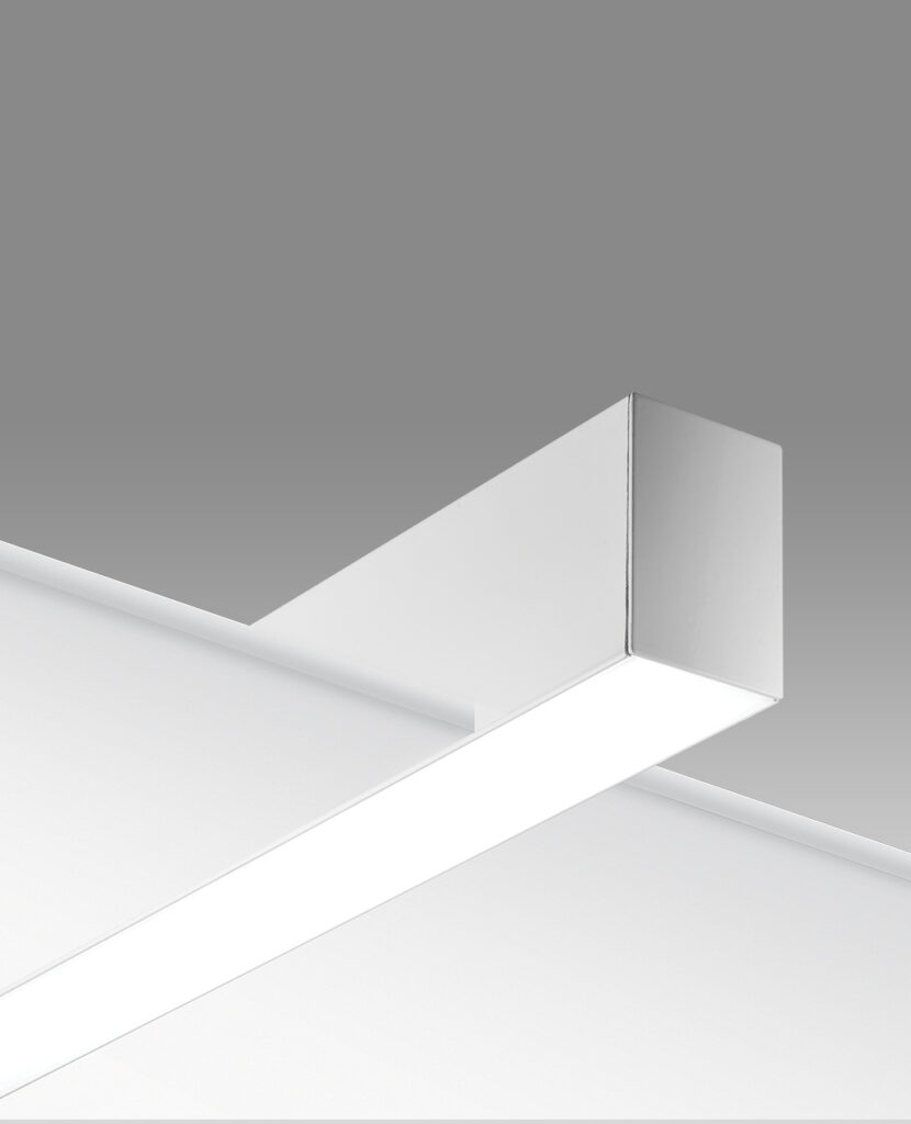 LINE, trimless recessed linear luminaire