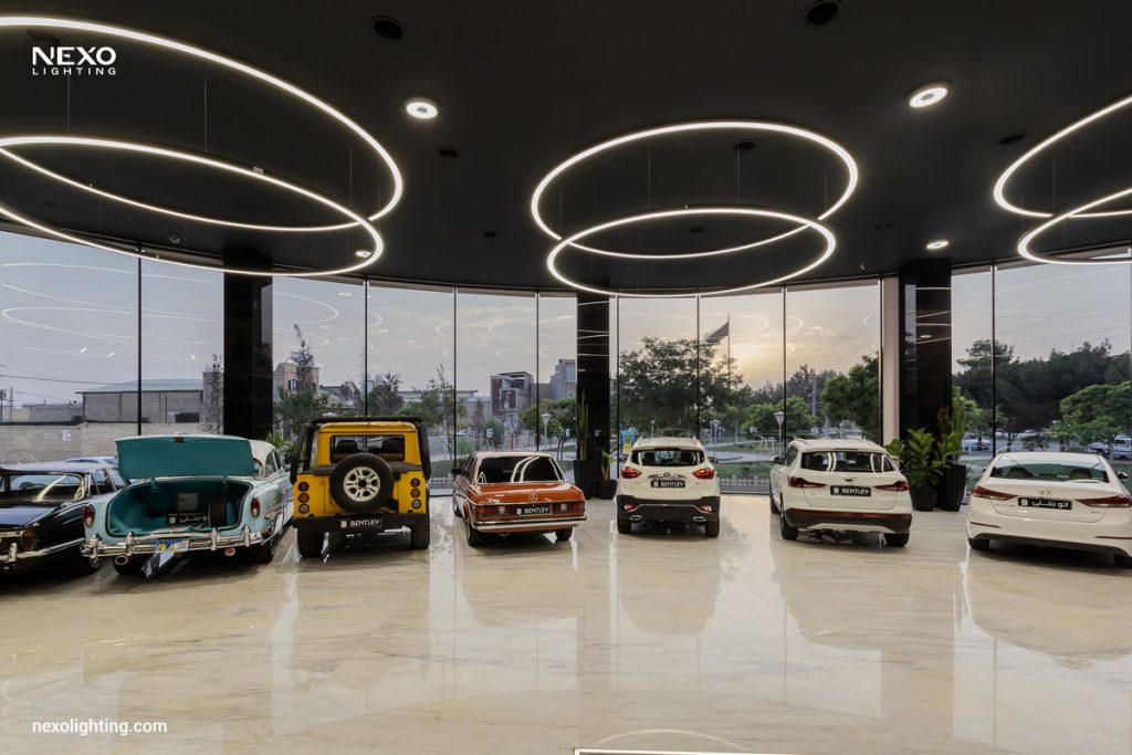 car exhibition lighting. NEXO