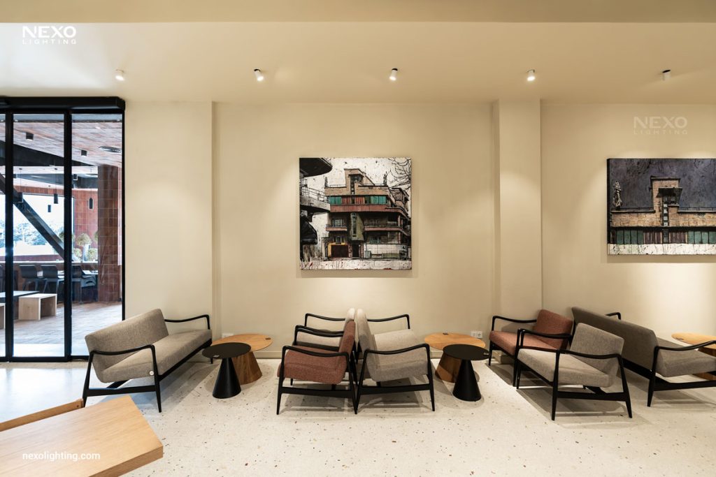 cafe lighting, nexo