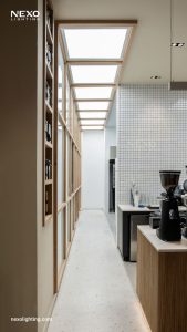 cafe lighting, nexo