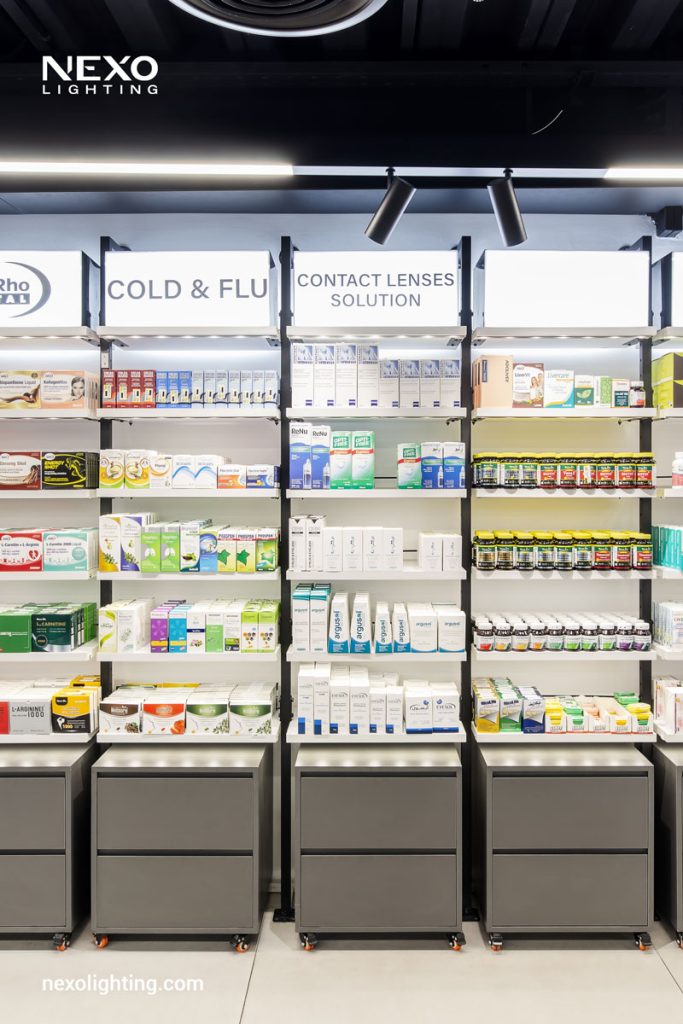 Drug Store lighting. nexo