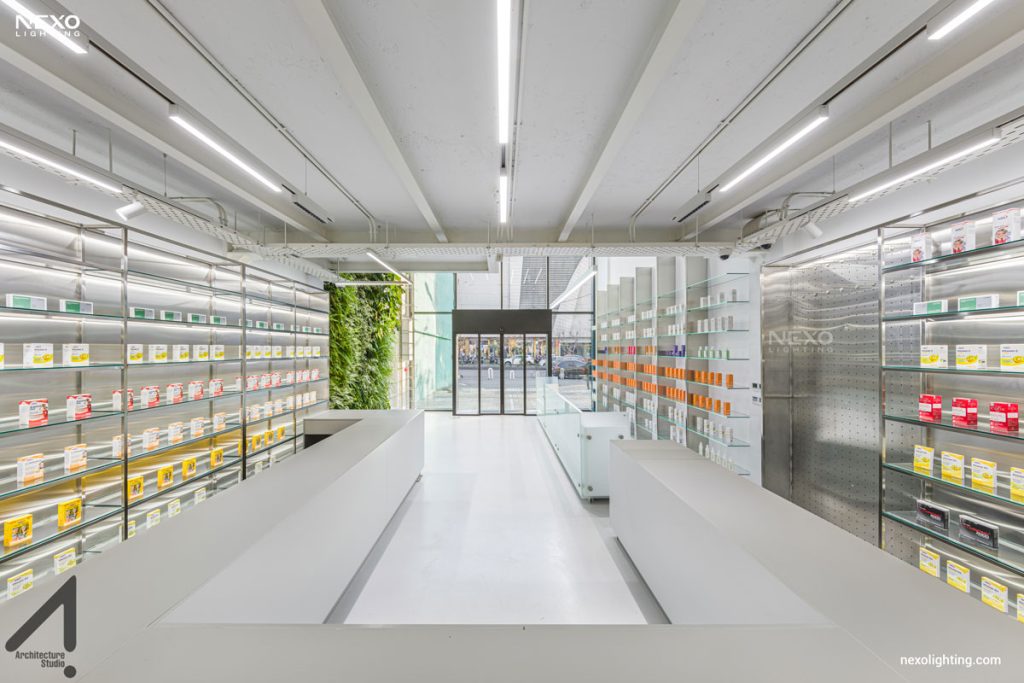 pharmacy lighting, NEXO