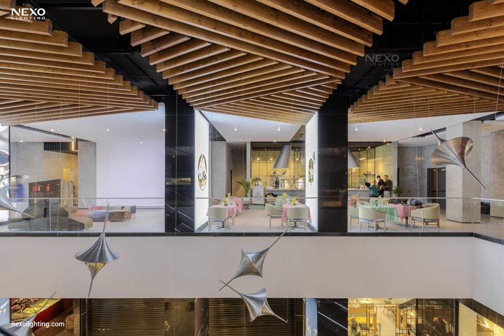 Lighting of A1 Commercial Building, NEXO