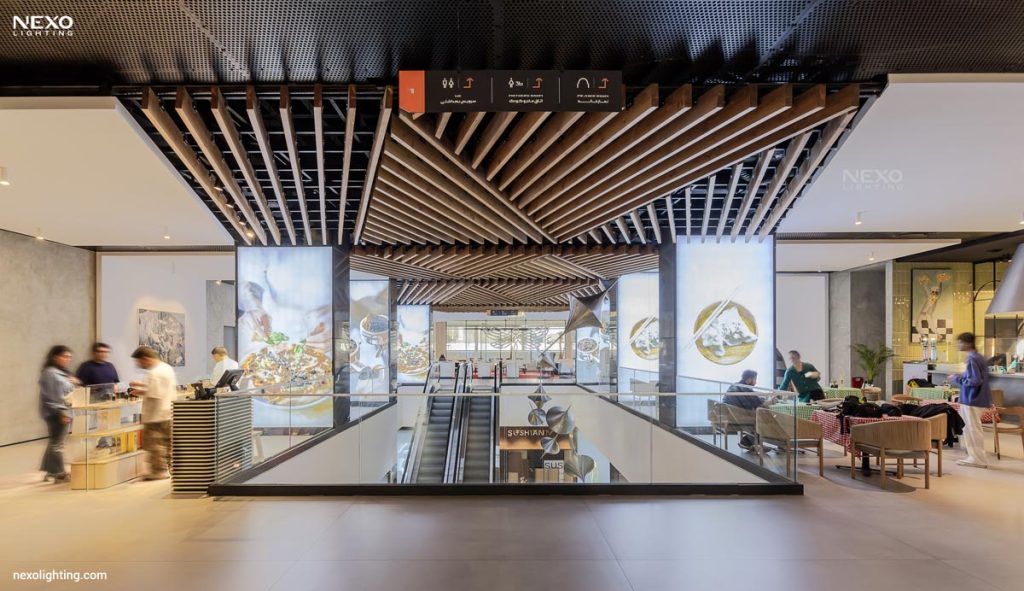 Lighting of A1 Commercial Building, NEXO