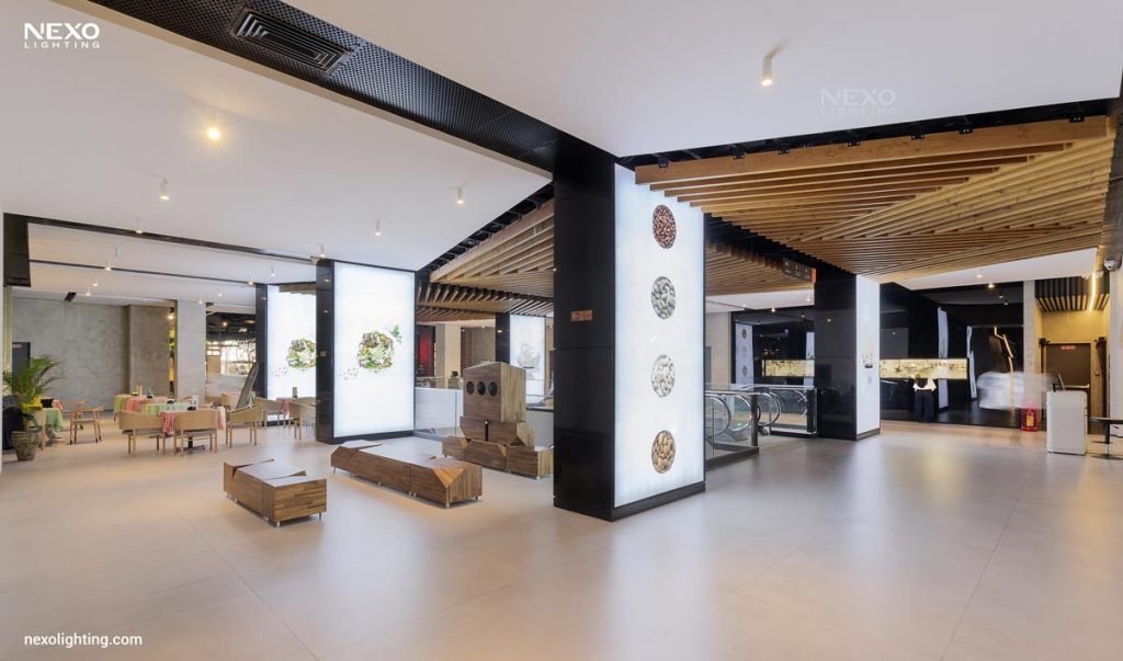 Lighting of A1 Commercial Building, NEXO