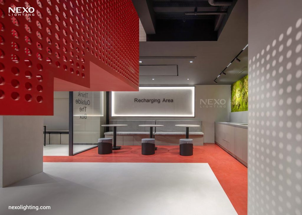 lighting of Red Ribbon Office, nexo