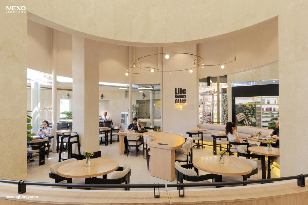 lighting at Viuna Café