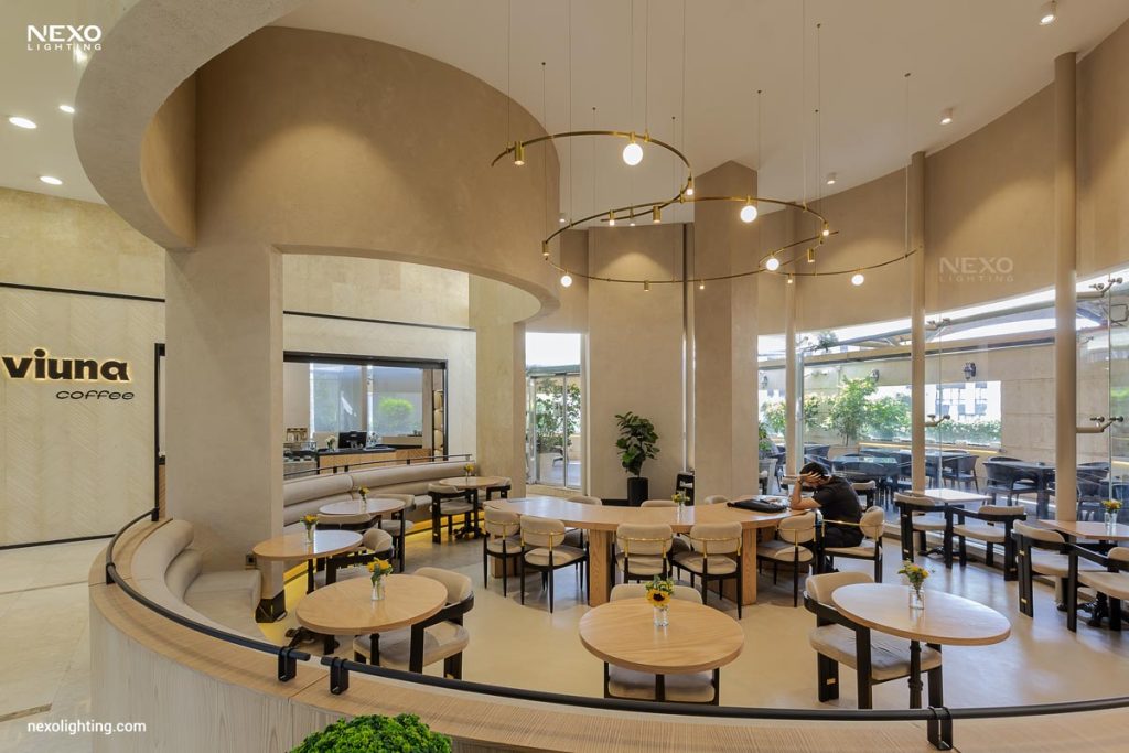 lighting at Viuna Café