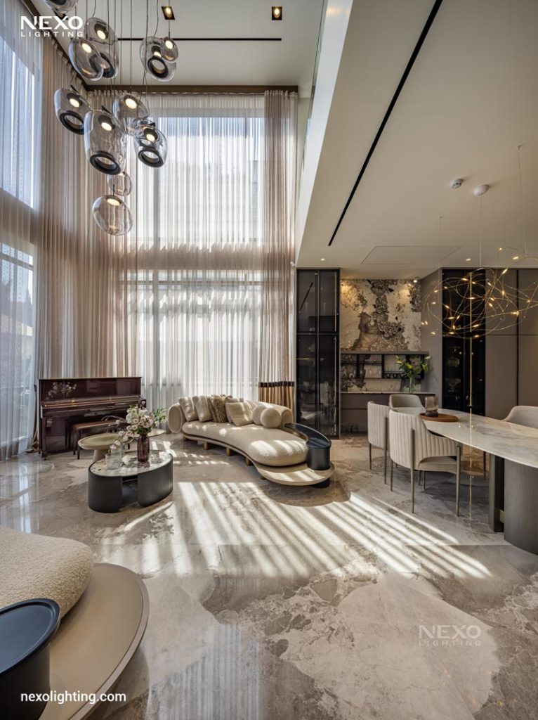 lighting design of Falamak Building No. 28 by nexo