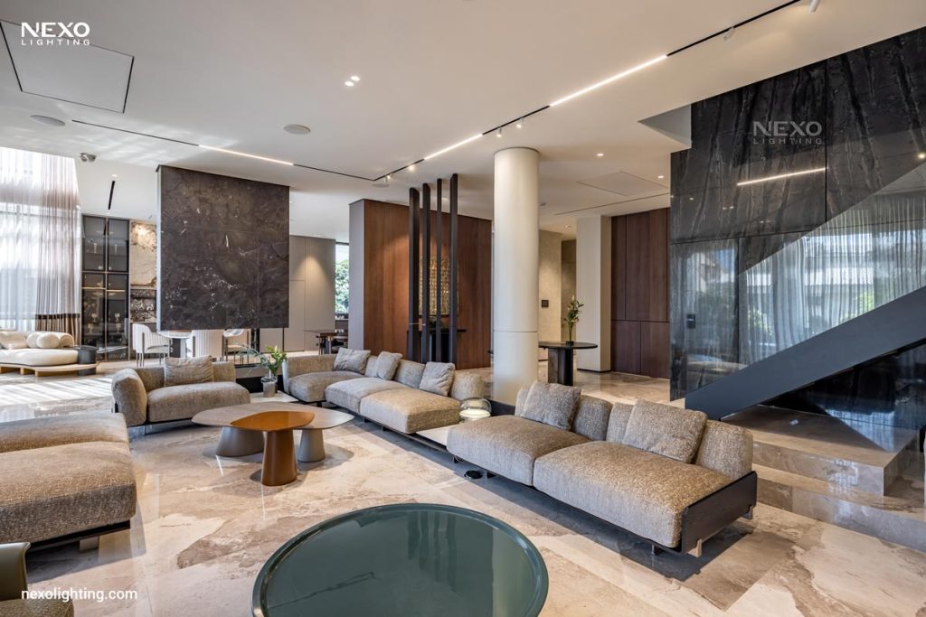 lighting design of Falamak Building No. 28 by nexo