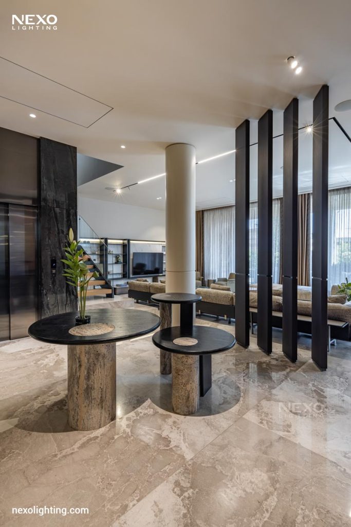 lighting design of Falamak Building No. 28 by nexo