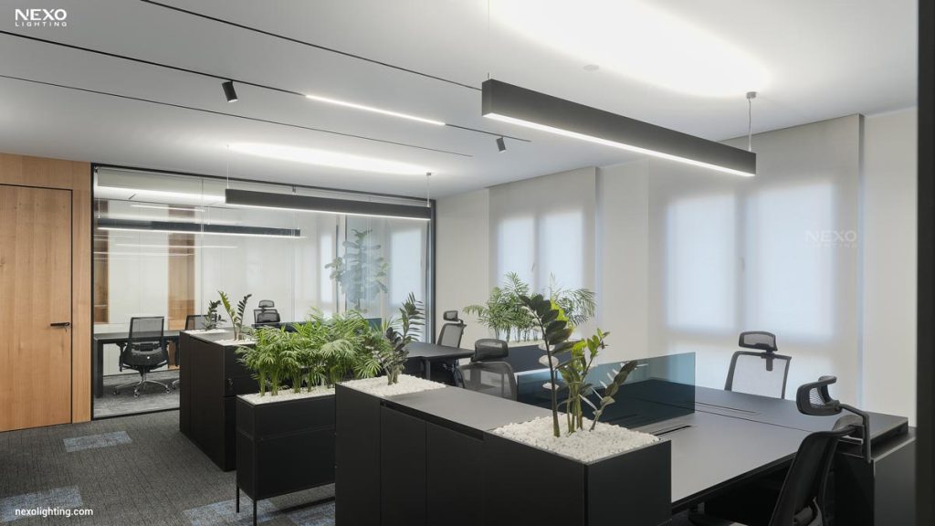 office lighting design by nexo co