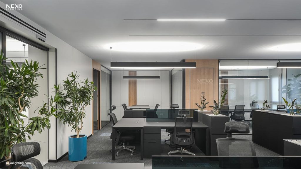 office lighting design by nexo co