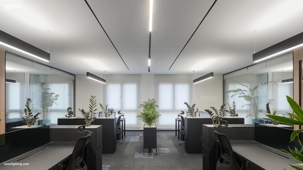 office lighting design by nexo co