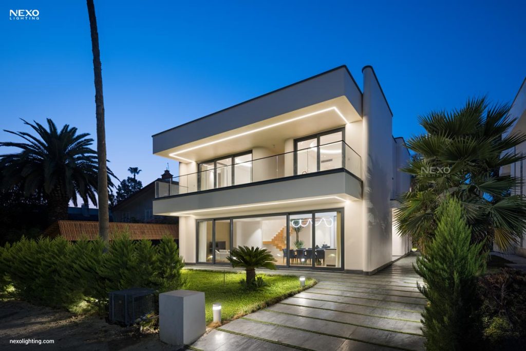 baharnarenj villa lighting by nexo