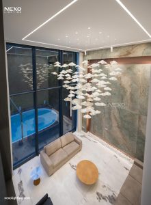 baharnarenj villa lighting by nexo