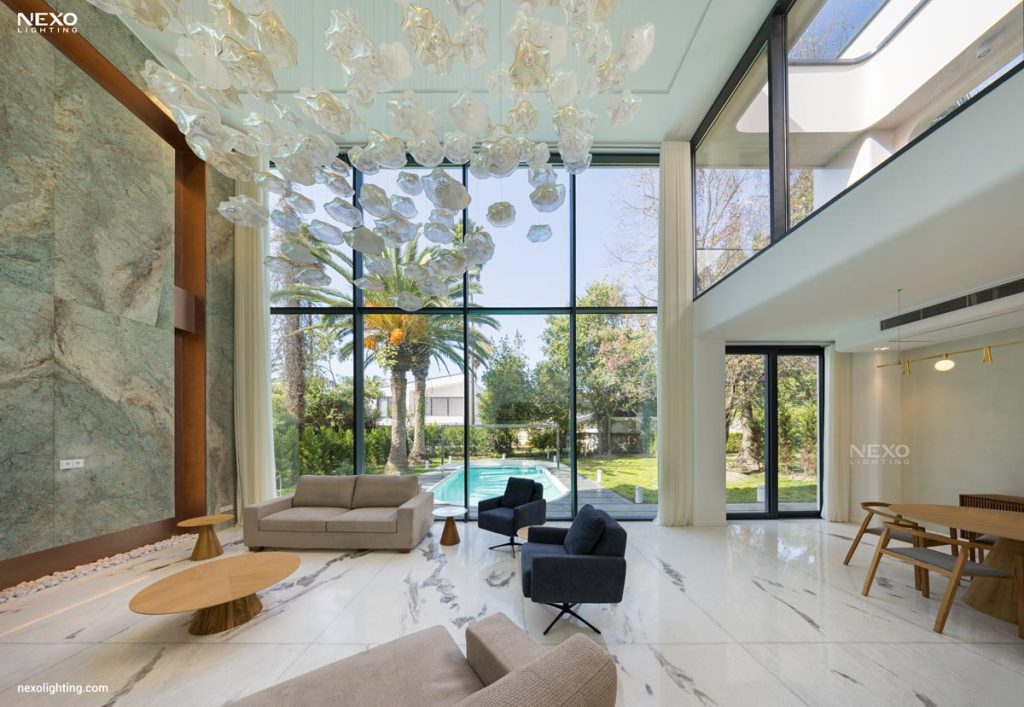 baharnarenj villa lighting by nexo