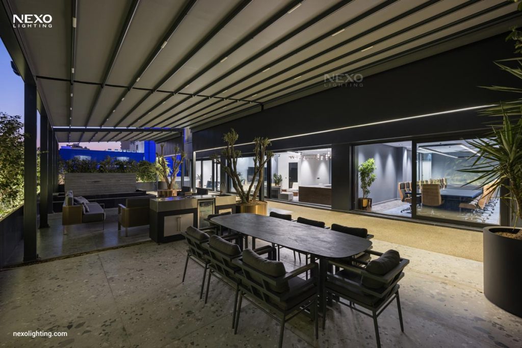 Suzuki office project lighting, NEXO