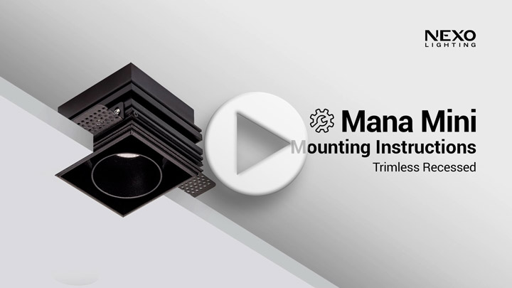 NEXO Mana Mini Trimless Installation Guide