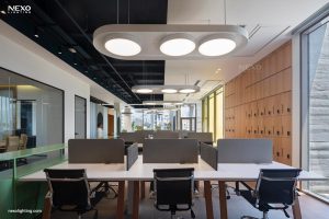 Sanofi Offices Lighting Design by NEXOLIGHTING