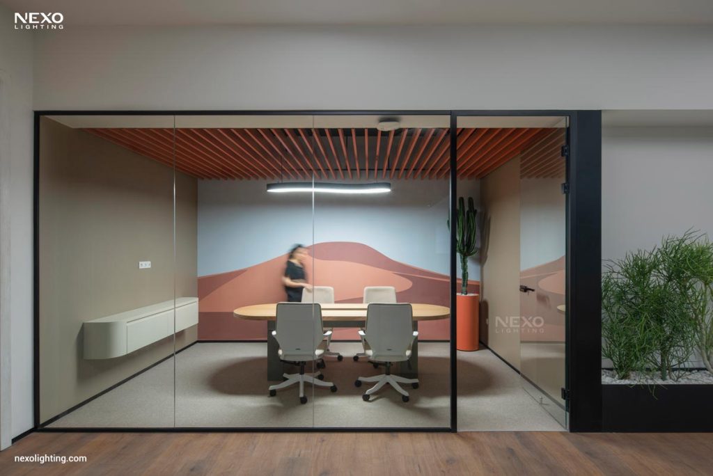 Sanofi Offices Lighting Design by NEXOLIGHTING