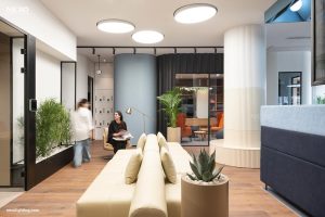 Sanofi Offices Lighting Design by NEXOLIGHTING