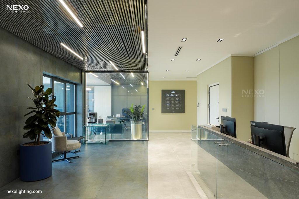 Lighting of Homa Company Office Building