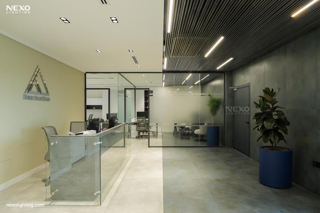 Lighting of Homa Company Office Building