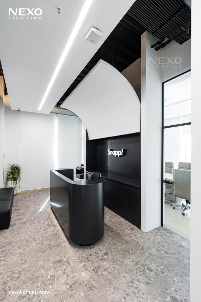 office linear lighting design, NEXO