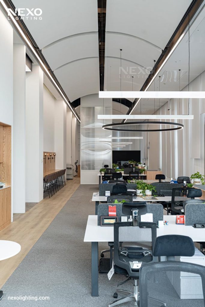 office linear lighting design, NEXO