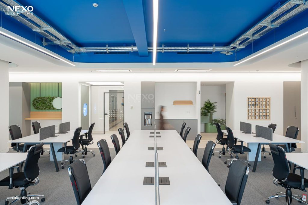 office linear lighting design, NEXO