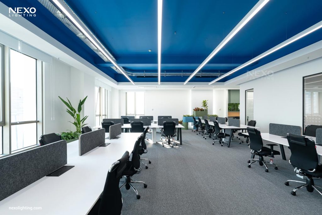 office linear lighting design, NEXO