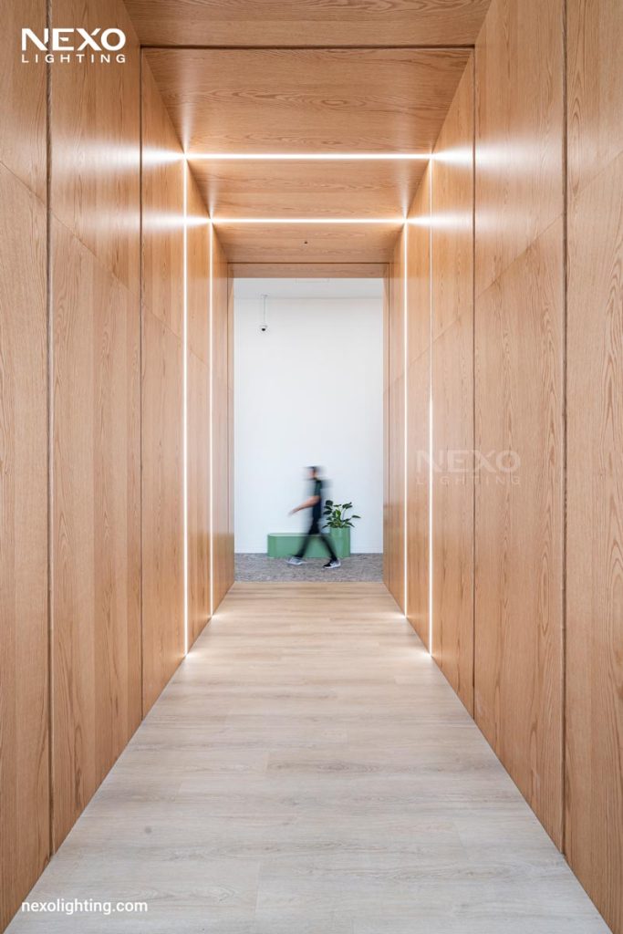 office linear lighting design, NEXO
