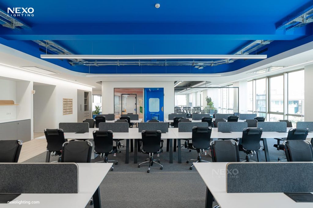 office linear lighting design, NEXO