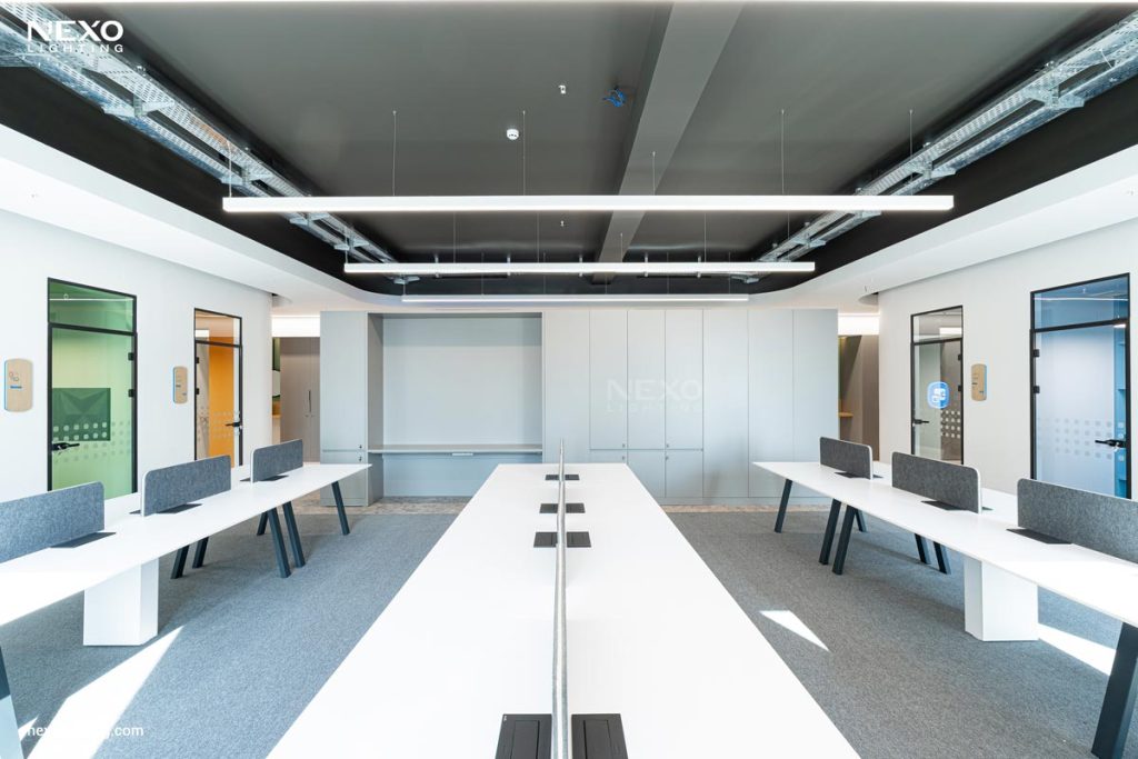 office linear lighting design, NEXO
