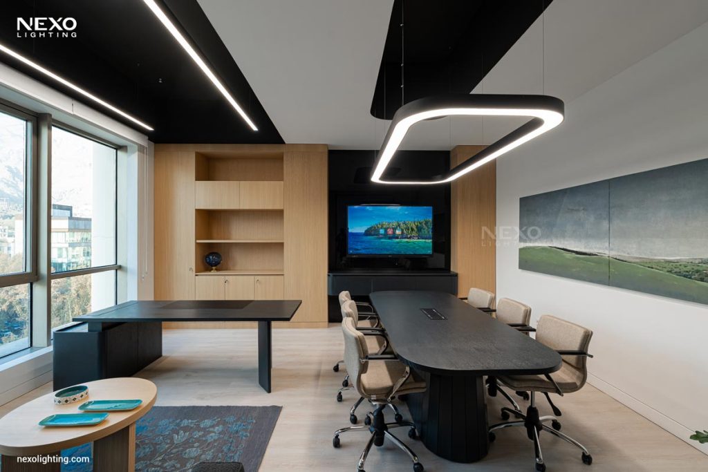 office linear lighting design, NEXO